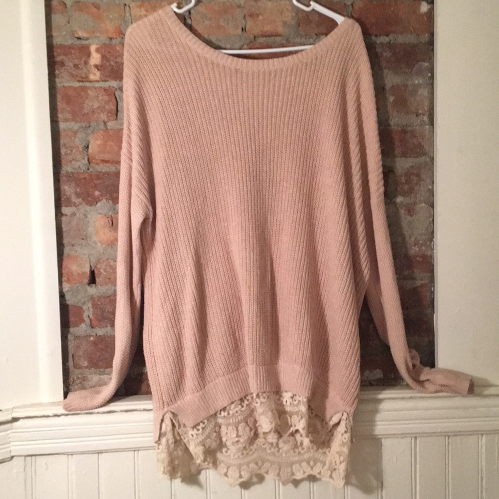 Light pink Urban Outfitters sweater